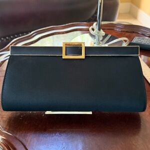 Beautiful silk black bag